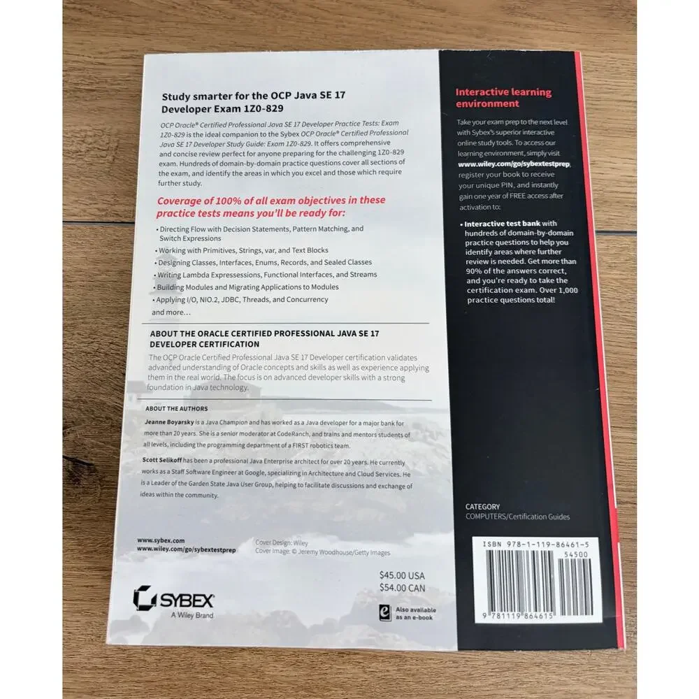 OCP Oracle Certified Professional Java SE 17 Developer Practice Tests: 1Z0-829